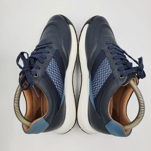 Hugo Boss Men’s Titanium Runn HBMX EU 41 size 8 Sneakers Navy Blue Shoes - Picture 7 of 12